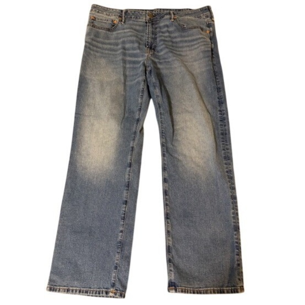 American Eagle Outfitters Mens Airflex+ Straight Leg Jeans 38x30 Blue Denim